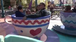 Attraction Mad Hatters Tea Cups  Disneyland Paris HD [upl. by Anaira319]