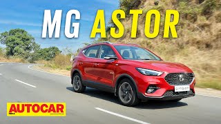 MG Astor real world review  Performance comfort ADAS and more  Autocar India [upl. by Carboni679]