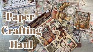 STAMPERIA PAPER CRAFTING HAUL [upl. by Ahsiekam962]