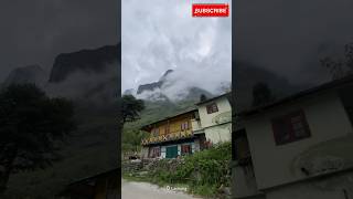 Solo Bike Ride To Lachung Beautiful Village Of North Sikkim 🏍️🏔️ shortsfeed motovlog solotravel [upl. by Cirnek]