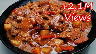 TRY THIS TO YOUR PORK MENUDO AND YOULL LOVE THE RESULT  HOW TO MAKE EASY AND YUMMY PORK MENUDO [upl. by Gertie]