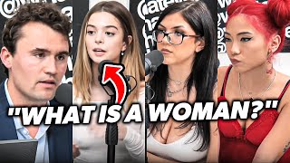 Charlie Kirk DEBATES RADICAL Feminists On quotWhat Is A Womanquot part 1 [upl. by Aillicec]