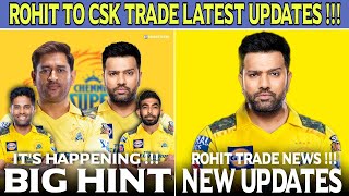 CSK To Trade Rohit Sharma Full Details  IPL 2024 Auction News [upl. by Llerahc]