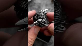 Vintage Viking Odin Raven Ring [upl. by Issi]