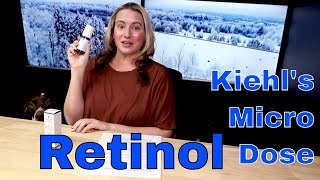 Kiehls MicroDose AntiAging Retinol Serum with Ceramides and Peptide Review amp Lincoln Sighting [upl. by Renate]