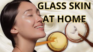 Yogurt face Mask the fastest way to GLASS SKIN at home [upl. by Dias]