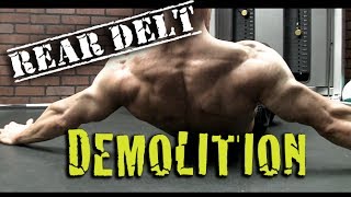 REAR DELTS in Just 4 MOVES  Including NO EQUIPMENT options [upl. by Nired]