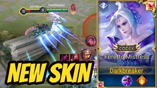 NATALYA NEW SKIN FERETTO MISTRESS  AoV  傳說對決  RoV  Liên Quân Mobile [upl. by Dewitt421]