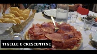 PROBANDO CRESCENTINE E TIGELLE  BOLOGNA VIVIR EN ITALIA [upl. by Acalia]