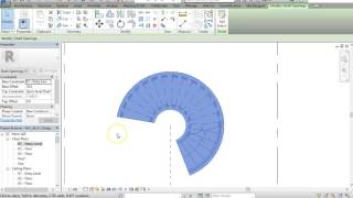 How to draw a spiral stairs in Revit [upl. by Dorion460]