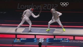 Germany take Bronze in Mens Fencing Team Foil  London 2012 Olympics [upl. by Jacob889]