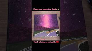 Milky Sky Painting shorts painting satisfying trending video viral [upl. by Ylicis]