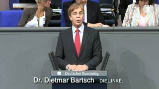 Dietmar Bartsch DIE LINKE Aktuelle Stunde von SchwarzGelb Irreführung der Öffentlichkeit [upl. by Oicirbaf]