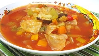 Original Cabbage Soup Recipe for Cabbage Soup Diet  Dietplan101com [upl. by Finella854]