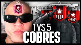 1 CHAMPION Vs 5 COBRES en Rainbow Six Siege  Caramelo Rainbow Six Siege Gameplay Español [upl. by Stuckey]