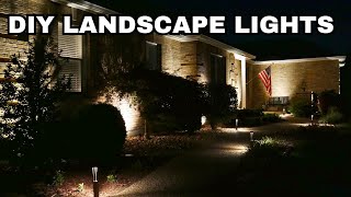 How To Install Landscape Lighting Yourself  Varmtalys Spot Lights and Path Light Review [upl. by Trill]