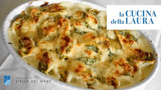 Come fare i CONCHIGLIONI ripieni al forno  La Cucina della Laura [upl. by Nail]