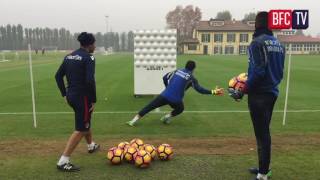 Allenamento dei portieri in preparazione di BFCEmpoli [upl. by Brelje]