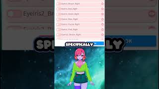 ReColoring in VTube Studio Tutorial vtuber shorts tutorial [upl. by Gniw351]