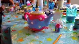 DIYTutorial servies beschilderen [upl. by Dragone392]