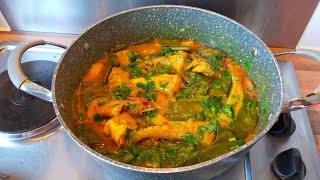 Blue Whiting Fish Recipe Bengali Style Fish Simple Mach Ranna  Whiting Fish With Beans amp Potatoes [upl. by Tsugua]