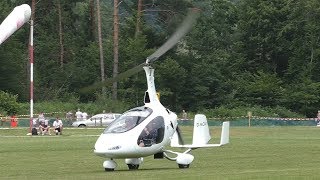 Gyrocoptair AutoGyro Cavalon landing at Airfield Ferlach  DMCAV [upl. by Downe]