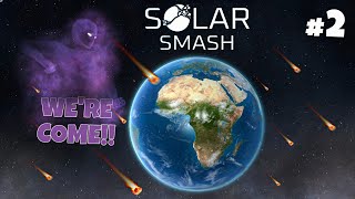 DESTROYING THE EARTH WITH SUPER POWERS  SOLAR SMASH GAMEPLAY 2 [upl. by Anemix]