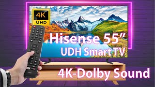 Hisense A6 Series 55 Inch 4K UHD Smart Google TV [upl. by Odlareg]