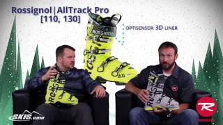 2016 Rossignol AllTrack Pro 110 and 130 Mens Boot Overview by SkisDotCom [upl. by Rehotsirhc]