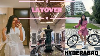 LAYOVER VLOG  CABIN CREW LIFESTYLE  HYDERABAD  Bengali Vlog trending viral cabincrew [upl. by Hilda]