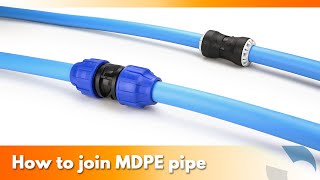 How To Join MDPE Pipe  Pipestock Tutorials [upl. by Firman]