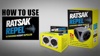 How to use RATSAK® ULTRASONIC RODENT REPELLER [upl. by Lapo]