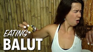 Eating BALUT for the FIRST TIME Philippines Street Food [upl. by Philine]