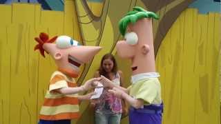 The last day meeting Phineas and Ferb Walt Disney World ResortHollywood Studios 2012 [upl. by Cozmo]