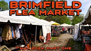 The Brimfield Flea Market Returns for 2024 Still the Biggest amp Best Flea Market Around Part One [upl. by Werdnaed]