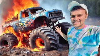 I Destroyed My 100000 Monster Truck [upl. by Asiralc342]