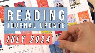 July 2024 Reading Journal Update  Filling it Out amp Chatting About the Books Ive Been Reading [upl. by Anuahsal506]