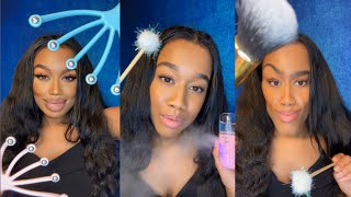 ASMR Cleaning The Filter Off 💦 Up Close Camera Triggers With Spit Painting [upl. by Zorana839]