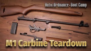 AutoOrdnance Boot Camp M1 Carbine Teardown [upl. by Gitt]