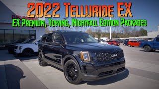 2022 Kia Telluride EXPremium Towing amp Nightfall Edition Packages [upl. by Aynotan]