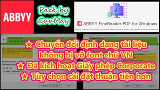 ABBYY FineReader PDF 16 Corporate 2in1 pack by CuuMay  chuyển PDF sang Office không bị lỗi font [upl. by Aihsekyw15]