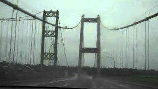 Driving Across Both Tacoma Narrows Bridges [upl. by Gow123]