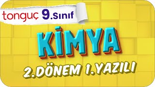 9Sınıf Kimya 2Dönem 1Yazılıya Hazırlık 📑 2024 [upl. by Eicyac]