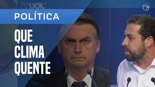 BOLSONARO E BOULOS TROCAM ACUSAÇÕES EM DEBATE  ESQUENTOU [upl. by Beattie]