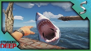 MEGALODON BOSS FIGHT NEW STORY MISSIONS  Stranded Deep Gameplay E15 [upl. by Illil]