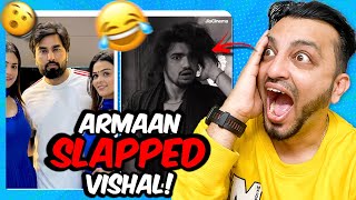 ARMAAN MALIK SLAPPED VISHAL SHIVANIS CRINGE IN BIGG BOSS amp MORE 🥴😭 [upl. by Atinev]