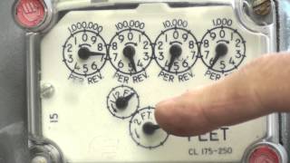 Service of the 80 gas furnace Check the firing rate by clocking the meter part 10 [upl. by Jaymie825]