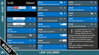 060 SNCB EMMA  Liège Guillemins  Luik Guillemins FR [upl. by Michaeu]