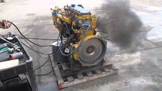 Reman Caterpillar C7 Bench Test [upl. by Sucitivel]