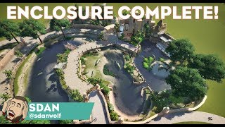 Crocodile Enclosure Is Finished  Planet Coaster [upl. by Nivled]